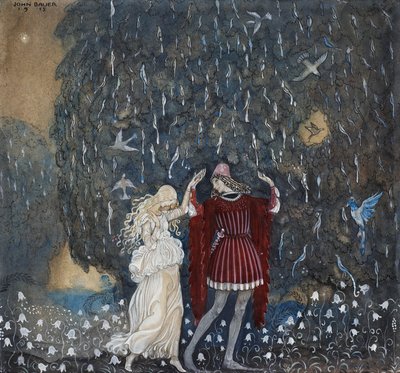 Lena and the Knight Dance by John Bauer